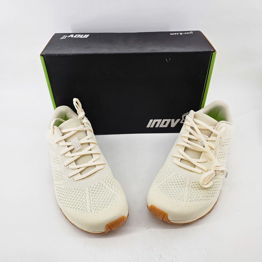 NIB Women's Inov8 F-Lite 245‎ Ivory Gum Athletic Shoes Size 10.5